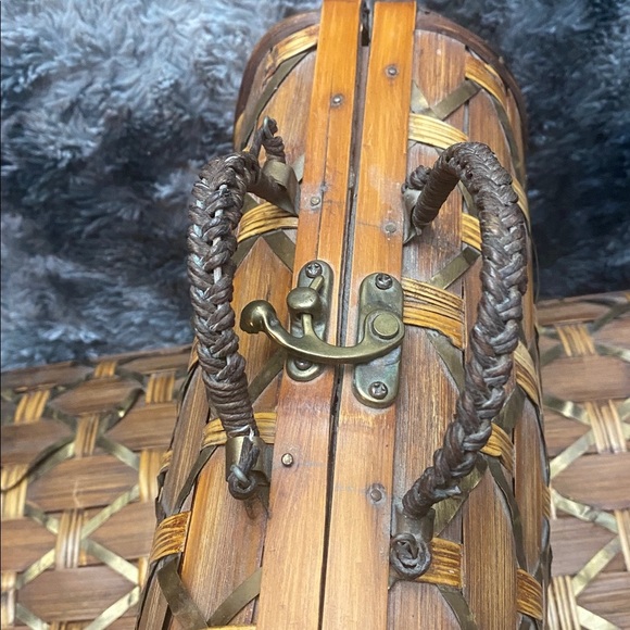 Woven Brown and Tan Basket Set - Picture 8 of 16